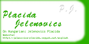 placida jelenovics business card